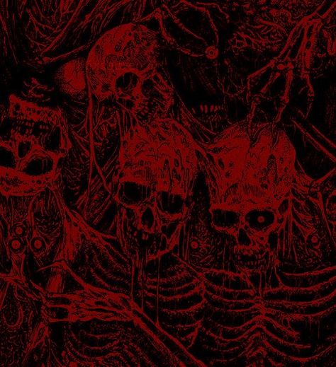 Red Goth Aesthetic, Black Skulls Wallpaper, Punk Wallpaper, Red Aesthetic Grunge, Dark Red Wallpaper, Romantic Wallpaper, Blood Art, Red Icons:), Horror Icons