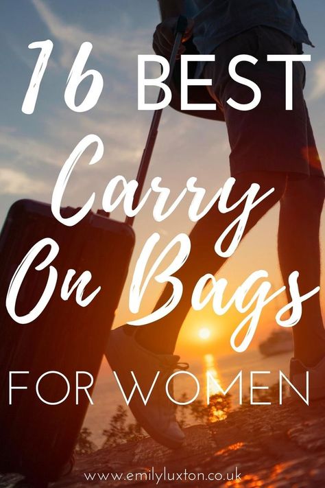 Genuine recommendations from real travellers - some of the very best carry-on/handluggage sized bags for female travellers. Bags, backpacks, and a couple of super lightweight wheeled cases - so there's something for everyone, and they're all cabin bag sized! #carryon #handluggage #travel #packing Carry On Bags For Women, Carry On Bags, Travel Backpack Carry On, Hand Luggage Bag, Best Carry On Bag, Cute Cabins, Carryon Bag, Best Travel Backpack, Backpacks For Women