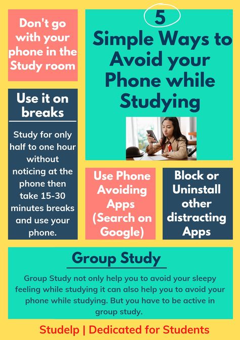 If you can't study with focus because of your phone then here are 5 ways through which you can avoid your phone. Focus On Your Studies, Addicted To My Phone, Can't Study, Study Break, Pomodoro Technique, Study Better, Group Study, Good Time Management, If I Stay