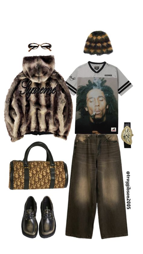 Streetwear outfit ⭐️ #ootd #styleinpso #fashioninspo #outfit #streetwear Street Style Outfits Casual, Outfit Streetwear, 2000s Fashion Outfits, Tomboy Style Outfits, Streetwear Fashion Women, Baddie Outfits Casual, Casual Style Outfits, Lookbook Outfits, Streetwear Outfit