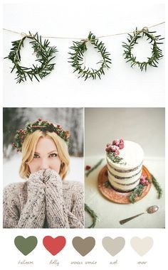 Color Palette: Balsam + Holly Yule Solstice, Christmas Styling, Nordic Wedding, Christmas Palette, Small Wreath, Christmas Color Palette, Scandi Christmas, Christmas Color, Nordic Christmas