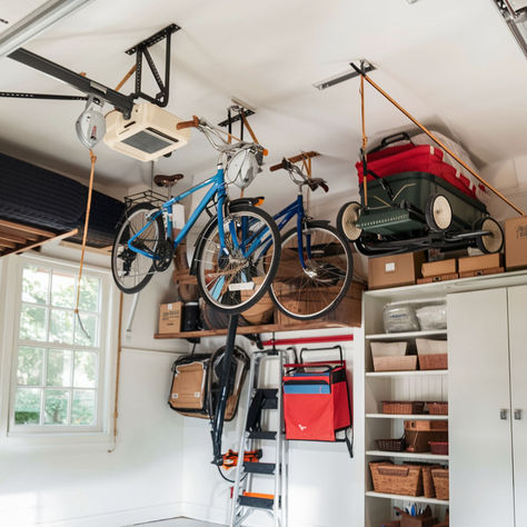 7 Fantastic Storage Ideas for Your Bike Garage Bike Storage Ideas, Garage Bike Storage, Bike Storage Ideas, Bike Storage Garage, Bike Hooks, Garage Storage Systems, Garage Bike, Bicycle Storage, Outdoor Tent