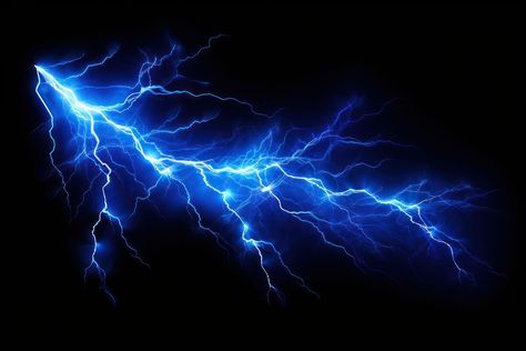 Light strike thunderstorm lightning nature. AI generated Image by rawpixel. | free image by rawpixel.com / Sakarin Sukmanatham Blue Lightning Background, Thunder Background, Lightning Images, Lightning Powers, Thumbnails Youtube Background, Youtube Background, Painting Logo, Social Media Branding Design, Media Branding