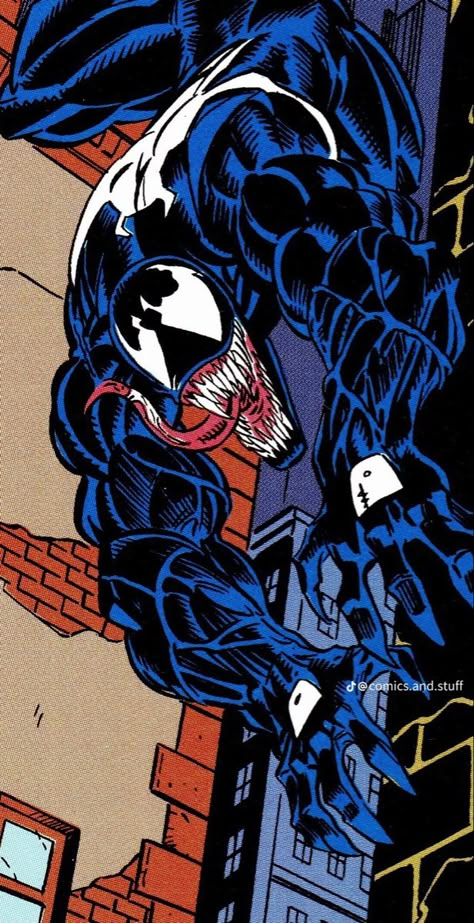 Venom Comics Wallpaper, Spiderman Comic Wallpaper, Venom Comic Art, Venom Comic Book, Comic Venom, Villain Wallpaper, Venom Lethal Protector, Venom Comic, Venom Wallpaper