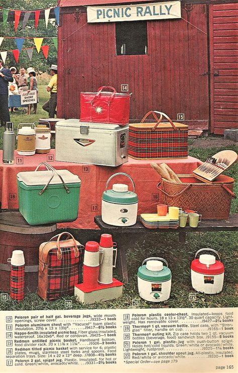 S&H Green Stamp Catalog 60s Coleman & Thermos page. 1950s Camping, Vintage Thermos Decor, Green Stamps, Vintage Coleman, Camping Vintage, Retro Camping, Vintage Thermos, Stamp Catalogue, Tamworth