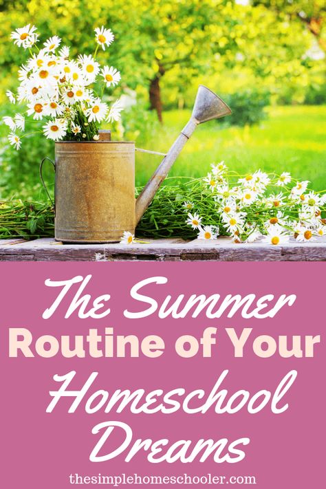 Looking for a homeschool summer routine or schedule for your kids? Check out these awesome guidelines to get your summer rockin\' with the right balance of learning, fun, and relaxation! #Summerfun #summer #homeschool #routine #howtohomeschool Homeschool Summer, Summer Routine, Routine Schedule, Summer Homeschool, Homeschool Routine, Summer Schedule, How To Start Homeschooling, Homeschool Encouragement, Homeschool Kids