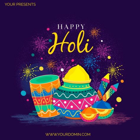 Holi Greeting Cards, Holiday Party Flyer, Holi Greetings, Holi Poster, Happy Holi Images, Happy Holi Wishes, Holi Party, Holi Images, Holi Wishes