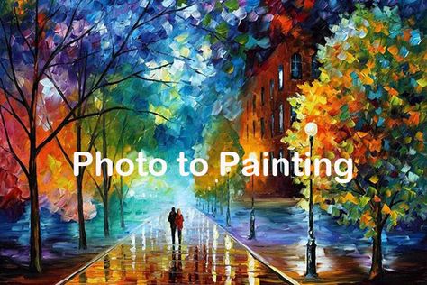 Turn Photos Into Art, Photo To Painting App, Turn Picture Into Painting, Photo Into Painting, Photos To Paint, Painting On Photographs, Oil Painting App, Photo To Painting, Turn Photo Into Painting