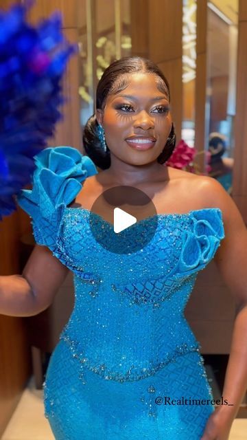 Ghana Traditional Wedding, Ghana Wedding, African Bridal Dress, African Bride, Kente Styles, Bella Naija Weddings, Traditional Wedding, Blue Sea, Bridal Dresses