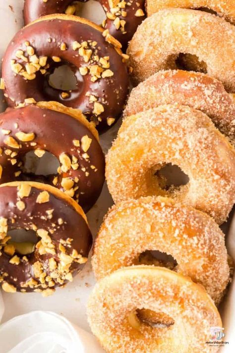 Bisquick Donut Recipe, Gluten Free Bisquick Recipes, Bisquick Mix Recipe, Gluten Free Donuts Baked, Italian Subs, Gluten Free Bisquick, Homemade Bisquick, Making Donuts, Baked Donut Recipes