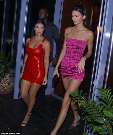 A shy guy? Younes was not seen leaving the club with Kourtney as the two seem to want to k... Kourt Kardashian, Kendall And Kourtney, Dani Michelle, Younes Bendjima, Miami Nights, Miami Club, Runway Model, Kendall Style, Jenner Sisters