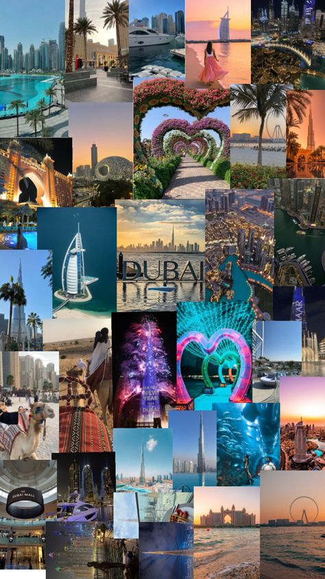 Dubai Aesthetic Wallpaper, Dubai Collage, Travel Aesthetic Dubai, Dubai Estetic, Dubai Day Time Aesthetic, Dubai Wallpaper, Paris Aesthetic Wallpaper, Img Worlds Of Adventure Dubai, Dubai Vacation