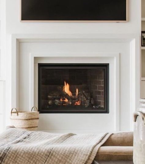 Fireplace Surround With Raised Hearth, Raised Fireplace Hearth, Fireplace With Raised Hearth, Square Fireplace, Raised Hearth, House Diys, Tv Above Fireplace, Fireplace Inspiration, Grand Room