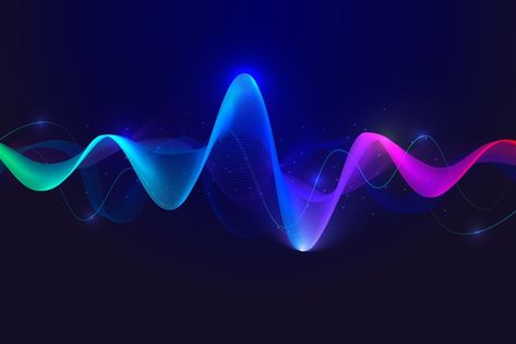 Colorful equalizer wave background | Free Vector #Freepik #freevector Tata Surya, Wave Light, Background Neon, Happy Emotions, Light Waves, Wave Background, Music Waves, Waves Line, Waves Background