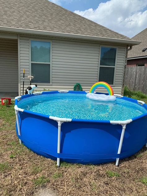 13 Best Above Ground Pools To Keep Cool In Summer 2022 Small Backyard Pools Above Ground, Backyard With Above Ground Pool, Deck Around Above Ground Pool, Bestway Above Ground Pool Ideas, Intex Pool Ideas, Decks For Above Ground Pools, 18ft Above Ground Pool, Above Ground Pool In The Country, Swimming Pools Backyard Inground