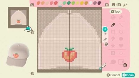 Animal Crossing Town Tune, Fruit Hat, Wall Paper Iphone, Animals Crossing, Acnh Design, Acnh Designs, Acnh Codes, Animal Crossing Qr Codes Clothes, Animal Crossing Wild World