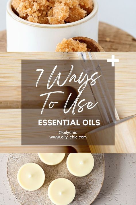 It turns out that there are a lot of things you can make with essential oils. Here are seven ways to use essential oils to create cozy DIY projects. Bath Oil Recipe, Homemade Massage Oil, Diy Bath Oil, Essential Oils For Skin Care, Essential Oil Candles Diy, Essential Oil Cleaning, Oils For Skin Care, Diy Massage Oil, Coffee Essential Oil