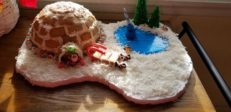 Gingerbread House Igloo, Gingerbread Igloo, Igloo Gingerbread House, Freeze Dried Ice Cream, Freeze Drying, Gingerbread House, Gingerbread, Frozen, Ice Cream