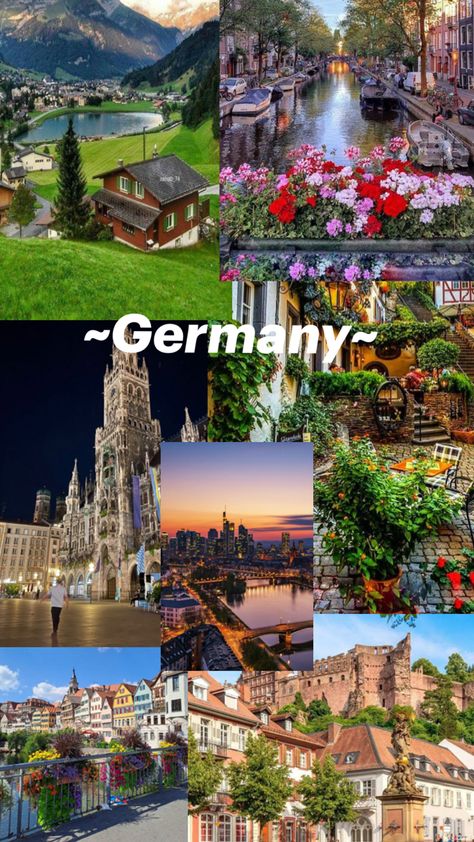 Germany Travel Destinations, Solo Traveling, Germany Vacation, Travel Collage, Travel Infographic, Holiday Travel Destinations, Germany Castles, Adventure Travel Explore, Dream Vacations Destinations