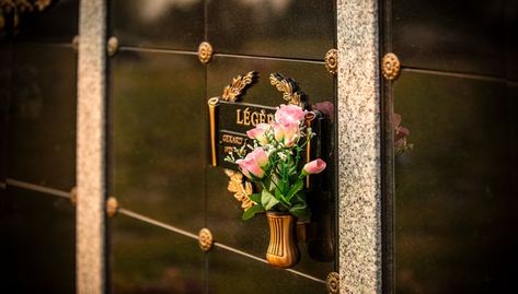 Columbarium Options and Cremation Niches | Cremation Services Cremated Remains, Wall Flowers, Cremation Services, Bronze Plaque, Wall Niche, Custom Memorial, Structure Design, Cremation Urns, Planning Ahead