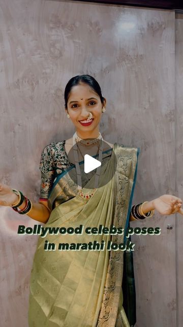 Maharashtrian Look In Saree, Marathi Look Saree, Maharashtrian Saree Look, Marathi Saree Look, Mehndi Poses, Marathi Look, Maharashtrian Look, Bride Mehndi, Marathi Saree