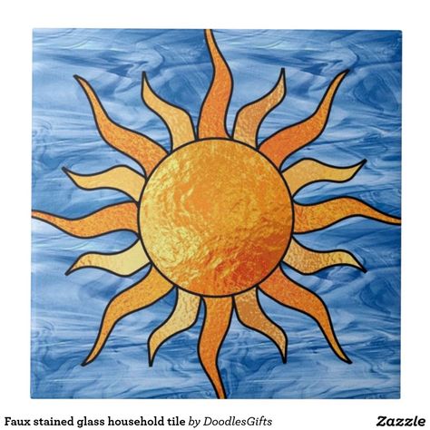 Sun Drawing Realistic, Stained Glass Sun Patterns, Sun Mosaic Pattern, Stained Glass Sun And Moon, Stained Glass Moon And Sun, Stained Glass Sun Rays, Art Soleil, Sun Painting, Sun Art