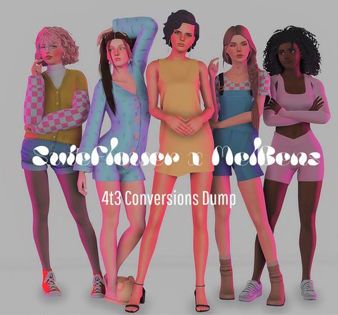 SuteFlower X MelBens -  4TO3 ConversionDump 4to3 Sims, Sims 4to3 Cc, 4t3 Conversions, 4t3 Cc, Sims 3 Cc Skin, Ts3 Cc, Sims 3 Cc Finds, Sims 3 Mods, Cc Finds