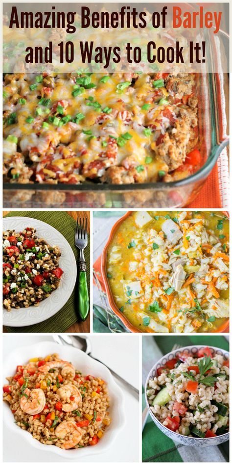 Benefits of Barley and 10 Ways to Cook It! Barley Recipe Healthy, Barley Benefits, Chicken Barley Soup, Recipes By Ingredients, Barley Recipe, Barley Salad, Healthy Substitutions, Health Life, Minced Meat