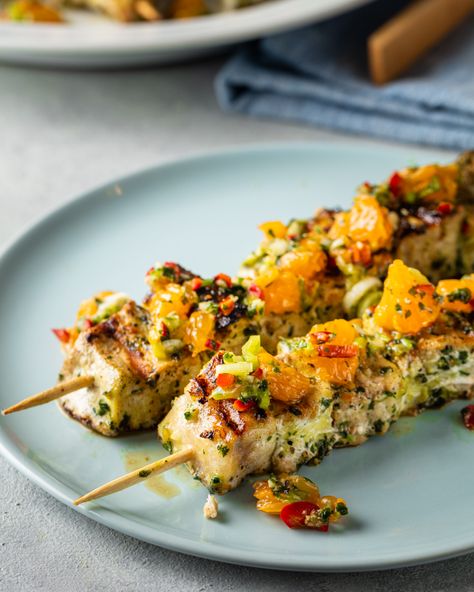 Swordfish Kebabs Gelson's Swordfish Kebab Recipes, Swordfish Salad Recipe, Swordfish Dinner Ideas, Fish Kebabs Recipes, Swordfish Appetizer, Swordfish Kabobs On The Grill, Swordfish Grilled Recipes, Swordfish Side Dishes, Best Swordfish Recipes