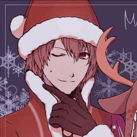 Persona 5 Christmas Icons, Persona 5 Christmas, Persona Christmas, Persona5 Futaba, Genshin Yelan, Group Matching Pfp, Christmas Profile, Xmas Icons, Christmas Profile Pictures