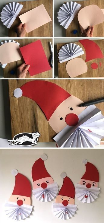 Diy Christmas Arts And Crafts, Diy Christmas Art, Christmas Crafts For Adults, Christmas Crafts For Kids To Make, Christmas Arts And Crafts, Christmas Albums, Christmas School, Photo Christmas, Santa Clause