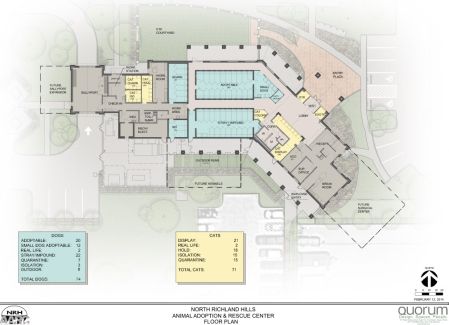 This is a southeast facing perspective drawing of the new AARC facility.  Designer: Quorum Architects.  Source: New Animal Adoption & Rescue Center webpage (accessed February 27, 2015). Animal Shelter Architecture, Shelter Architecture, Animal Adoption Center, Animal Shelter Design, Construction Activity, Cat Paradise, Hospital Plans, Groundbreaking Ceremony, Humanitarian Projects