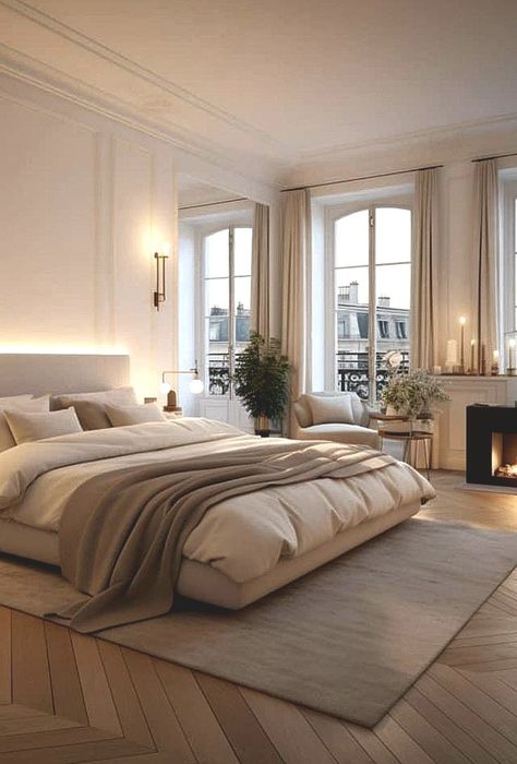 European Home Interior, Modern European Home Interior Design, Modern European Home, Vintage Bedroom Styles, Luxury Closets Design, European Home, Classic Interior Design, Modern European, Classic Bedroom