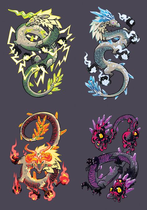 Legend of Zelda Breath of the Wild art > dragons : Farosh, Dinraal, Naydra, & Corrupted Naydra Demon Dragon Zelda, Celestial Dragon Art, Naydra Dragon, Celestial Dragons, Celestial Creatures, Celestial Dragon, Dragon Ideas, Zelda Tattoo, Anthro Art