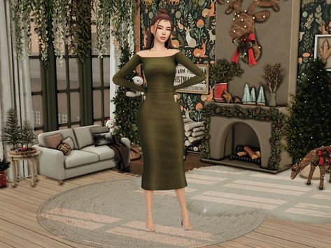 The Sims Resource - Xmas green Cas Background Sims 4 Cas Background, Cas Background, Living Room Sims 4, Christmas Loading, Xmas Theme, Christmas Apps, Sims 4 Cc Packs, Sims 4 Cas, Sims Community