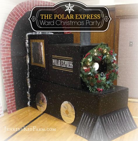 Polar Express Christmas Party, Polar Express Theme, Polar Express Christmas, Polar Express Movie, Church Christmas Party, Christmas Parade Floats, Polar Express Party, Ward Christmas Party, Christmas Express