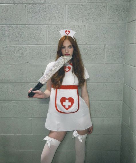 Nurse Halloween Costume, Maladaptive Daydreaming, Nurse Halloween, Im Thinking About You, Nurse Costume, Halloween Nurse, Blair Waldorf, Just Girl Things, Halloween Costume