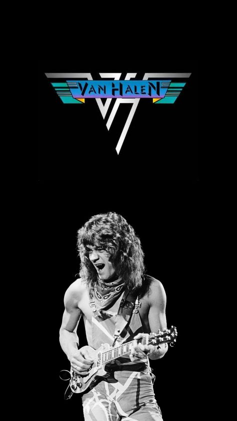 Eddie Van Halen Guitar Wallpaper, Van Halen Wallpaper, Van Halen Concert, Nirvana Band, Heavy Metal Art, Band Wallpapers, Carl Grimes, Eddie Van Halen, Charlies Angels