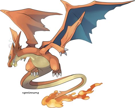 Mega Charizard Y, Charizard Art, Dragon Pokemon, Charmander Charmeleon Charizard, Mega Charizard, 151 Pokemon, Pokemon Mewtwo, Pokemon Fusion Art, Pokemon Charizard