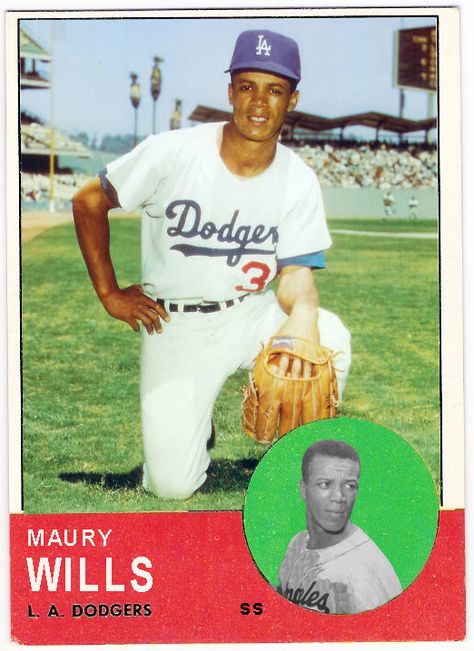 Maury Wills, Famous Baseball Players, Major League Baseball Stadiums, Baseball Legends, Old Baseball Cards, Baseball Gloves, Brooklyn Dodgers, Baseball Stuff, Baseball Photos