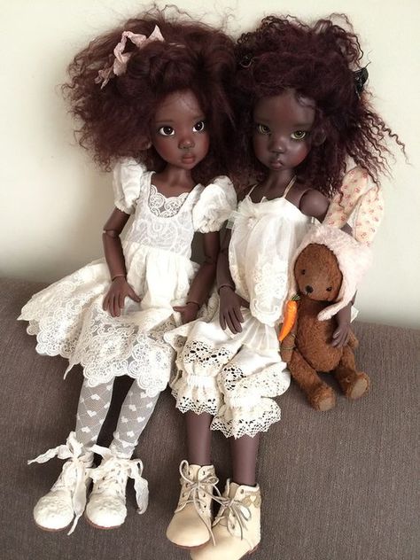 Kaye Wiggs Dolls, Kaye Wiggs, Cafe, Dolls, Black