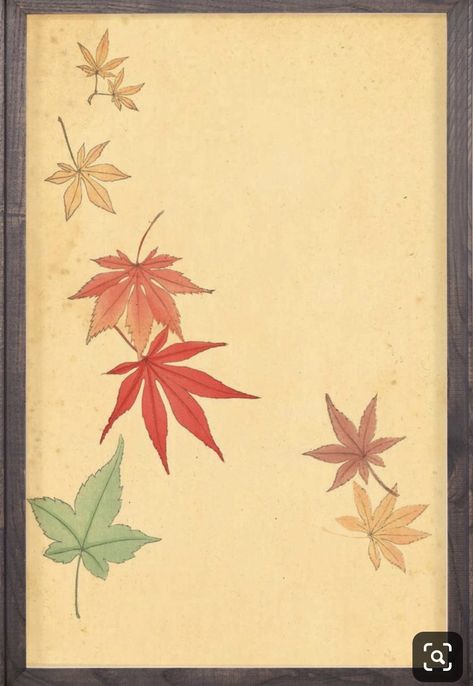 Asset Aesthetic, Japanese Leaves, Autumn Leaves Japan, Maple Leaf Drawing, Fall Leaves Drawing, Maple Leaf Art, Japanese Autumn, Autumn Pictures, Japanese Myth