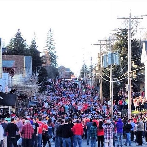 College Students From SUNY Cortland Partied So Hard This Weekend They Destroyed A Neighborhood.  This is why I go to Ithaca Cortland College, Suny Cortland, College Town, College Students, Buzzfeed, This Weekend, Dolores Park, The Neighbourhood, Street View