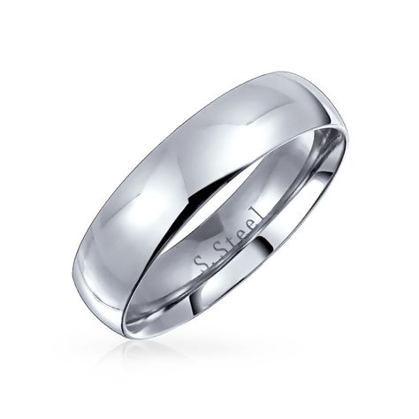 Stainless Steel Classic Wedding Band Ring 5mm with Engraving Couples Ring, Comfort Fit Wedding Band, Chic Rings, Titanium Wedding Band, Sophisticated Wedding, Ring Wedding Band, Cubic Zirconia Jewelry, Gold Band Ring, Wedding Band Ring