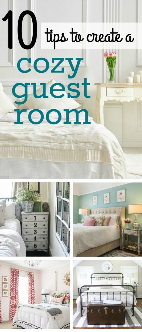 10 tips to creat a cozy guest room Better Homes And Gardens Bedrooms Decorating Ideas, Full Size Bed Guest Room Ideas, Decorating A Small Guest Bedroom, Guest Room Ideas 2023, Spair Bedroom Ideas Guest Rooms, Bedroom Decor Guest Room, Guest Room Towel Ideas, Guest Room Inspiration Simple, Unisex Guest Bedroom Ideas