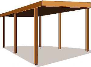 This complete project (all the pages together in one handy pdf file, ad free) can be purchased online and downloaded immediately to your computer for only $5.  Grab here. Introduction This single carport is 6000mm (20ft) long by 3000mm (10ft) wide. It is the most basic of carports. Because each… Diy Carport Cheap How To Build, Free Standing Carport, Patio Plan, Wooden Carports, Building A Carport, Carport Ideas, Diy Carport, Plan Garage, Carport Plans