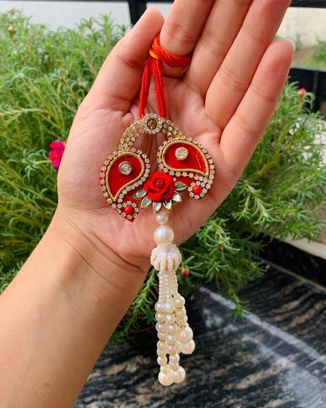 Some @festive.studio EXCLUSIVE bhai bhabhi Lumba sets 💓 designed by @festive.studio LIMITED STOCK 🤍 DM to grab yours now!!! #rakhicollection #rakhi2024 #rakhihampers #rakhispecial #rakhigifts #bhairakhi #bhaibhabhirakhi #bhabhilumba #festivecollection #festivestudio Bhabhi Rakhi Design, Lumba Rakhi, Rakhi Design, Cute Krishna, July 15, Handmade With Love, Set Design, Limited Stock, Krishna