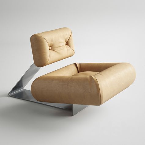 3d models: Arm chair - OSCAR NIEMEYER Aran lounge chair 1975 Famous Furniture Designers, Famous Furniture, Famous Chair, Oscar Niemeyer, Lounge Chair Design, Contemporary Chairs, Chair Bed, Furniture Designer, Interior Furniture