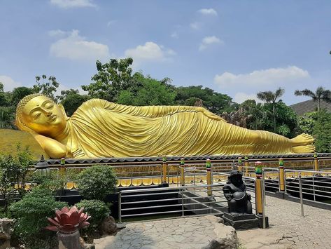 Sleeping Buddha, Hammock, Buddha Statue, Statue, Outdoor Furniture, Gym, Outdoor Decor