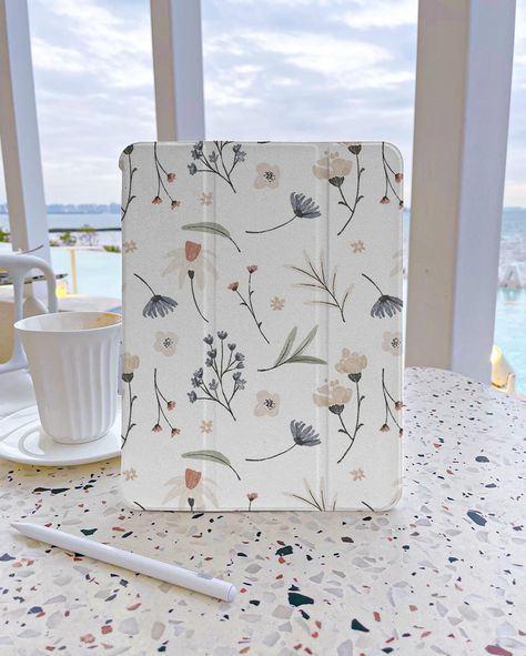 White Wildflower Pattern Ipad Case 7th Generation Ipad Case - Etsy Ipad Air Cases Aesthetic, Ipad 10 Generation Case, Cute Ipad Cases 9th Generation, Cute Ipad Cases With Pencil Holder, I Pad Cases Ipad, Cute Ipad Covers, Cute Ipad Accessories, Aesthetic Ipad Cover, Cute Ipad Cases Aesthetic